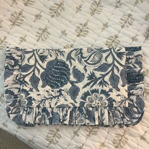 Floral Ruffle Clutch
